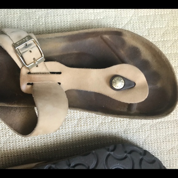 Women’s beautiful Tan/Sand coloured Betula Leather sandals - Picture 4 of 7